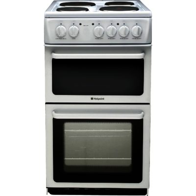 Hotpoint HW170EWS Electric Twin Cavity Cooker in White Hotpoint HW170EWS Electric Twin Cavity Cooker in White